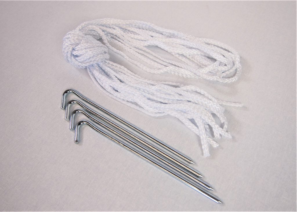 Tent Ropes and Stakes 4pc | Anders Displays