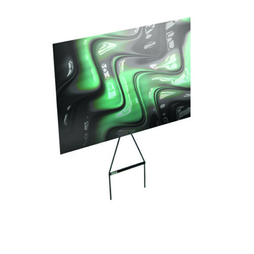 Corflute Sign Holder H and A Step Stakes - Black - Image 2