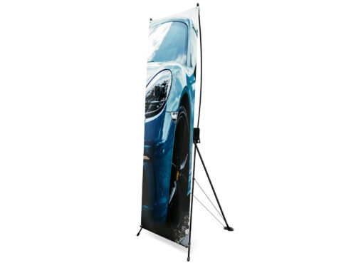 Banner Stand Tripod 800mm w x 1800mm h/600mm w x 1600mm h