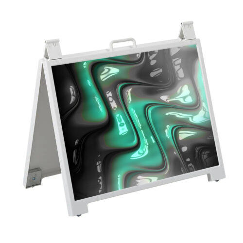 Reale Estate PVC A Frame Black or White - Image 2