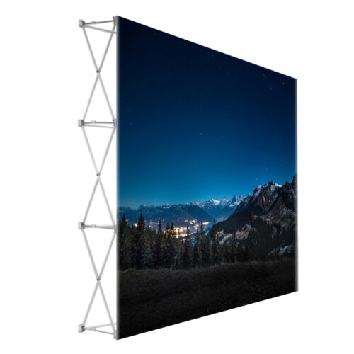 Popup Fabric Straight Media Wall - Image 2