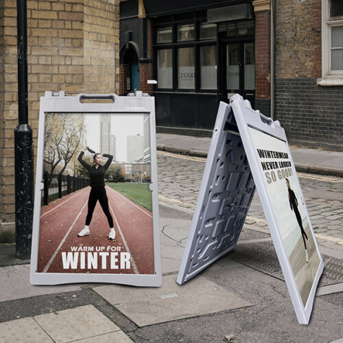 900mm x 600mm A Frame - PVC - Water and Sand Fillable