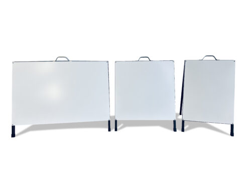 A Frame Steel Sign White Panels - Various sizes - Image 2