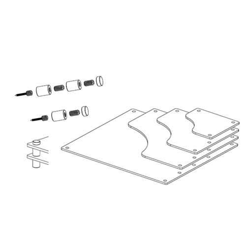 Cap and Spacer Stand Off Spacers/Panel Mounts - Image 6