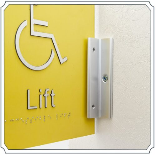 Aluminium Sign Holder - Image 2