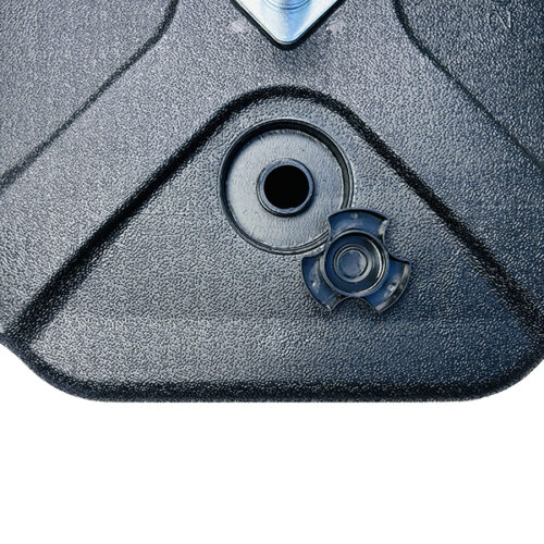 PVC Water/Sand Fillable Base for Fibreglass Poles - Image 4