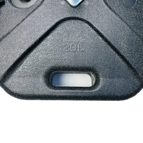 PVC Water/Sand Fillable Base for Fibreglass Poles - Image 3