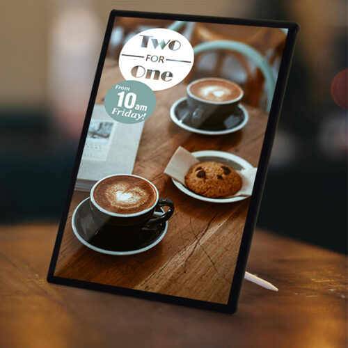 Slim 10mm LED Picture Frame A4-A1 - Image 2